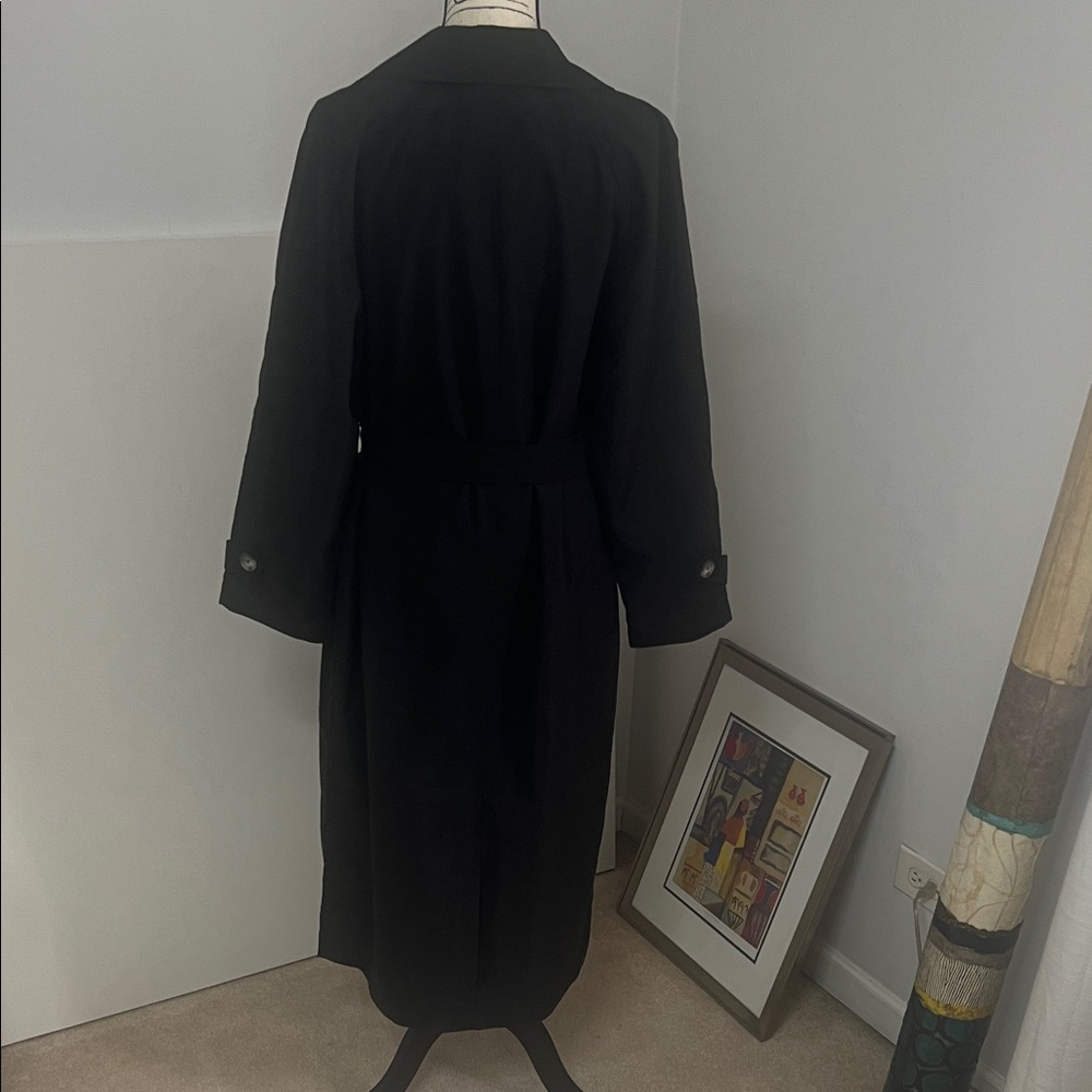 Vero Moda Classic Black Trench Coat - Picture 3 of 5